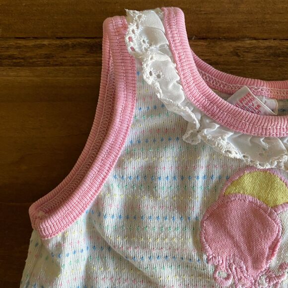 Vintage Garanimals Pastel Ice Cream Tank Girls' 24 Months - Picture 4 of 10